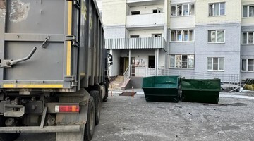 Региональный оператор «Зеленая роща» установил бункеры для ликвидации последствий падения БПЛА в Северном районе